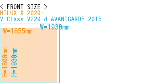 #HILUX X 2020- + V-Class V220 d AVANTGARDE 2015-